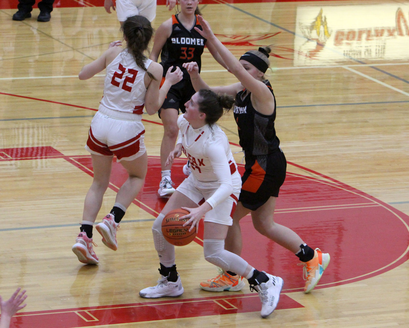 Bloomer girls basketball at Colfax 11-22-21
